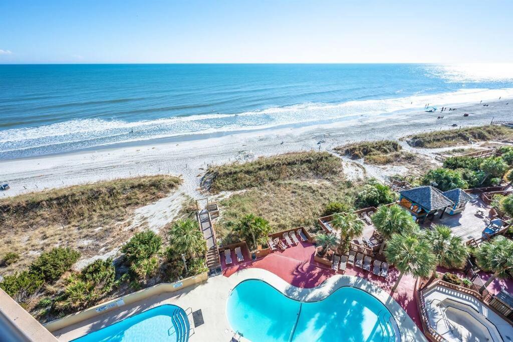 New Remodeled Direct Oceanfront Views Beach Cove شاطئ ميرتل المظهر الخارجي الصورة