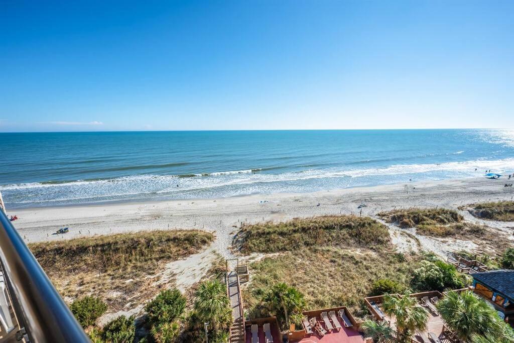 New Remodeled Direct Oceanfront Views Beach Cove شاطئ ميرتل المظهر الخارجي الصورة